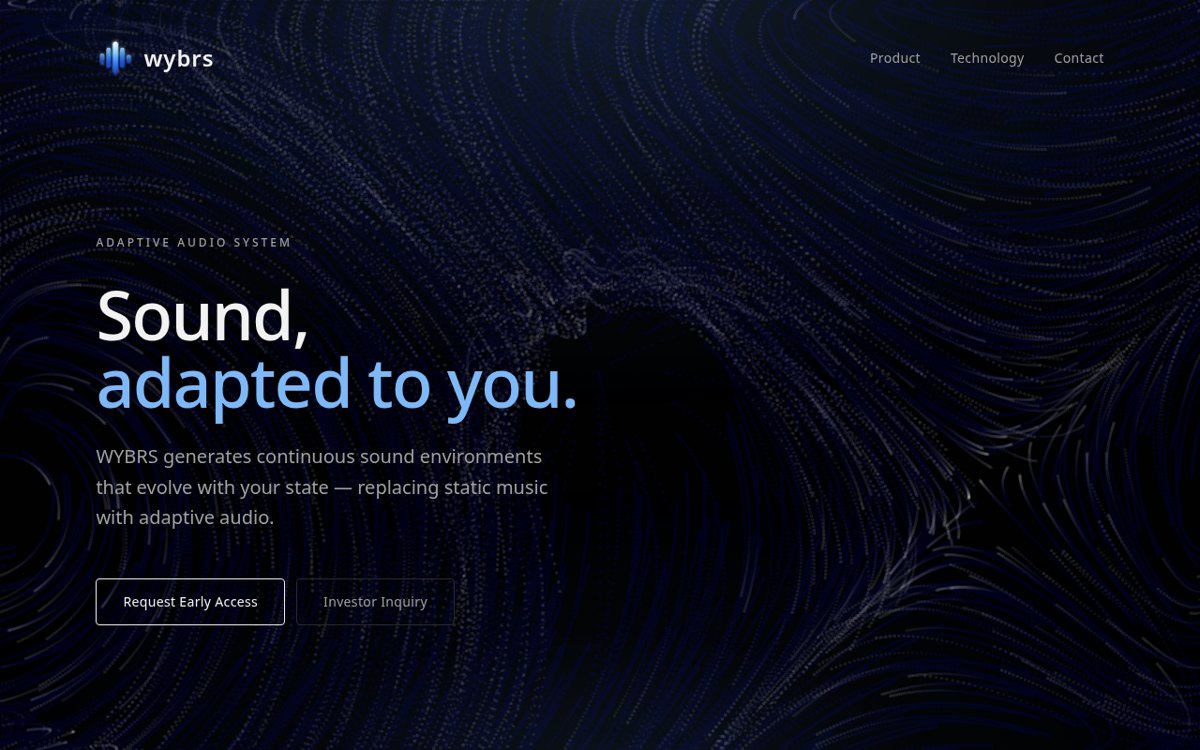 WYBRS website homepage